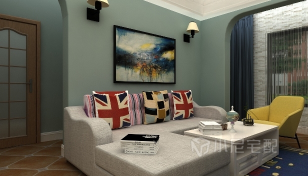 90㎡/兩室一廳一衛(wèi)/美式 90㎡/兩室一廳一衛(wèi)/美式