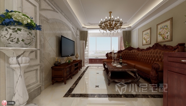 130㎡/三室一廳兩衛(wèi)/歐式