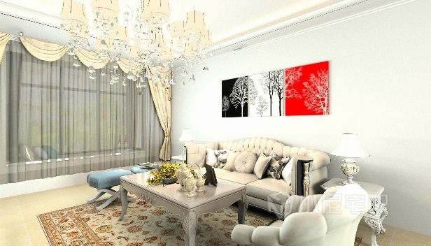 120㎡/三室一廳兩衛(wèi)/歐式 120㎡/三室一廳兩衛(wèi)/歐式