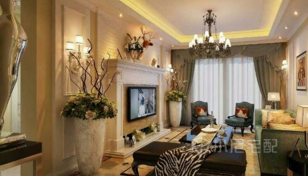 125㎡/三室兩廳一衛(wèi)/美式 125㎡/三室兩廳一衛(wèi)/美式