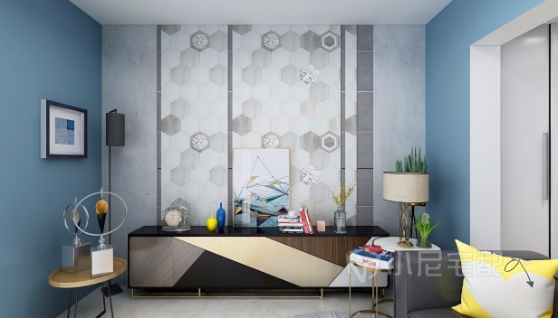 86.369㎡/兩室一廳兩衛(wèi)/地中海 86.369㎡/兩室一廳兩衛(wèi)/地中海