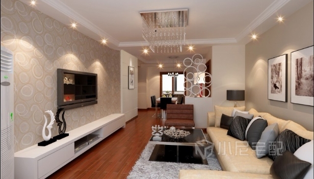 130㎡/兩室兩廳兩衛(wèi)/簡約