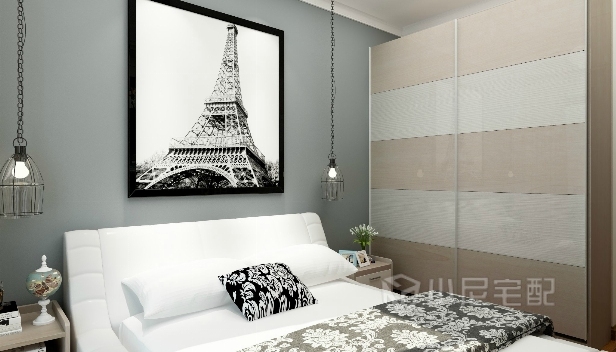 80㎡/兩室一廳一衛(wèi)/現(xiàn)代