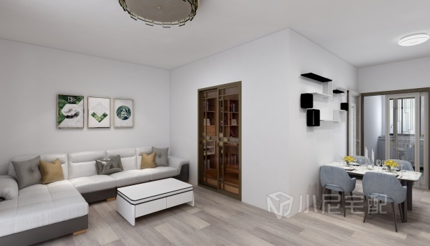 50.68㎡/一室一廳一衛(wèi)/簡約 50.68㎡/一室一廳一衛(wèi)/簡約