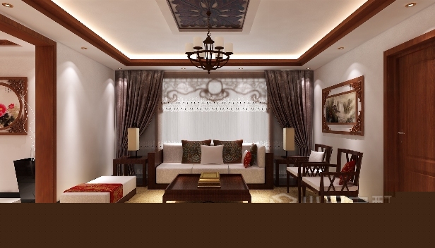 130㎡/三室兩廳一衛(wèi)/中式