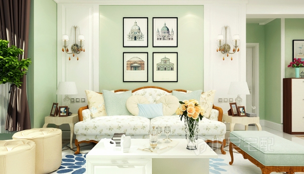 130㎡/三室兩廳一衛(wèi)/田園 130㎡/三室兩廳一衛(wèi)/田園