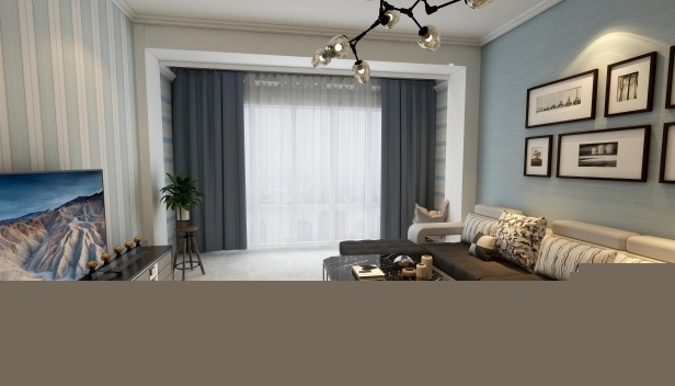 90㎡/兩室兩廳一衛(wèi)/地中海 90㎡/兩室兩廳一衛(wèi)/地中海