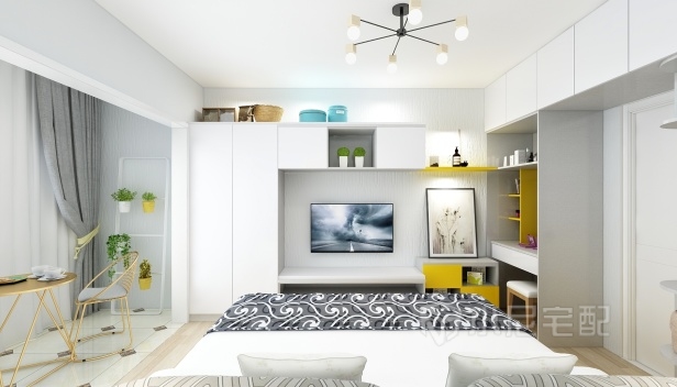 37.5㎡/兩室一廳一衛(wèi)/現(xiàn)代 37.5㎡/兩室一廳一衛(wèi)/現(xiàn)代