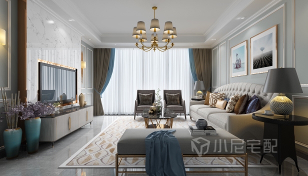 60㎡/兩室兩廳一衛(wèi)/現(xiàn)代 60㎡/兩室兩廳一衛(wèi)/現(xiàn)代