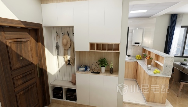 57.13㎡/兩室一廳一衛(wèi)/現代 57.13㎡/兩室一廳一衛(wèi)/現代