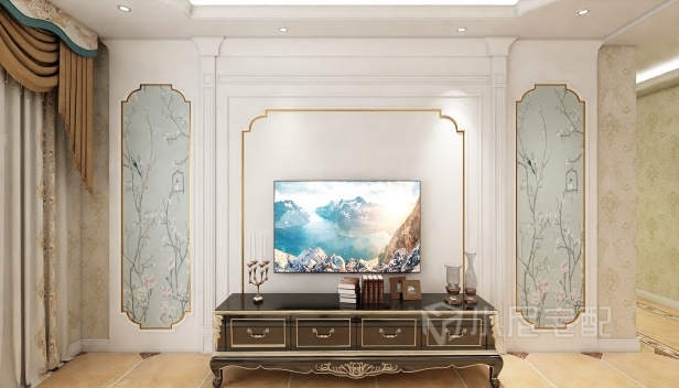 140㎡/三室兩廳兩衛(wèi)/歐式