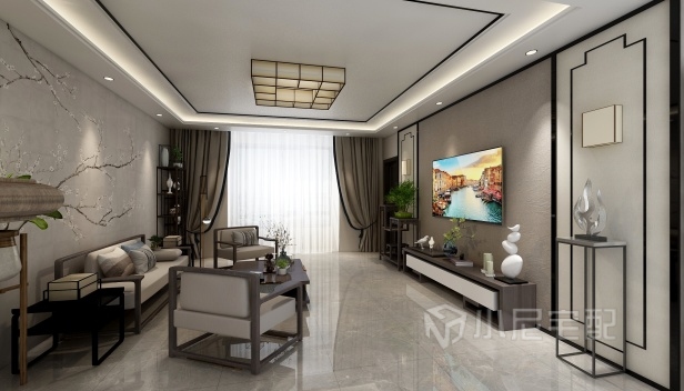 140㎡/三室兩廳兩衛(wèi)/中式 140㎡/三室兩廳兩衛(wèi)/中式