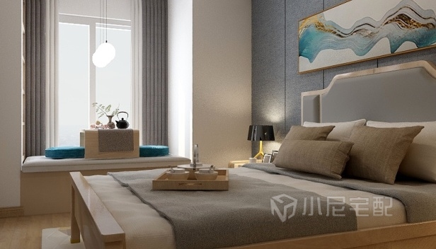 55㎡/兩室一廳兩衛(wèi)/簡約