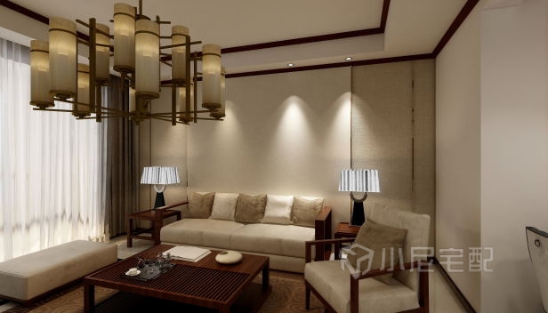 99㎡/三室兩廳一衛(wèi)/中式