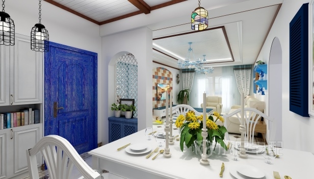 168㎡/三室一廳兩衛(wèi)/地中海 168㎡/三室一廳兩衛(wèi)/地中海