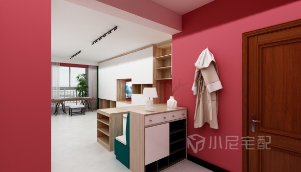 98㎡/兩室兩廳一衛(wèi)/混搭