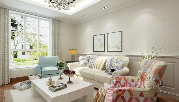 130㎡/三室一廳兩衛(wèi)/美式 130㎡/三室一廳兩衛(wèi)/美式