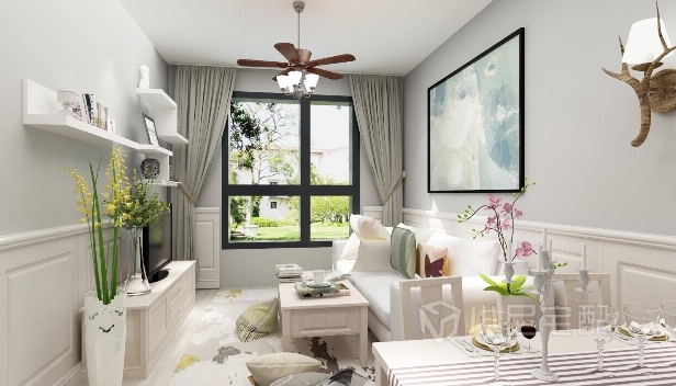 50㎡/一室一廳一衛(wèi)/美式 50㎡/一室一廳一衛(wèi)/美式